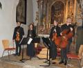 Bild: Winkler
Mit herzlichem Beifall entließen die begeisterten Zuhörer das perfekt aufeinander eingespielte AdHoc Quartett beim Kammermusikabend der Beer-Walbrunn-Tage in Kohlberg.