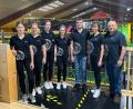 Bild: Joseph Ferstl/exb
Vorsitzender Joseph Ferstl (rechts) freut sich auf die Zusammenarbeit mit einem hochmotivierten Team (von rechts) Jugendleiterin Miriam Baierl, Paul Pucher, Pia Fuchs, Lena Troidl sowie Theresa Werner und Leticia Daubenspeck.