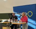 Bild: mcl
Beim "Hate-Slam" im Audimax lasen Alexander Unger und Claudia Moser mehr als 50 Leserbriefe vor.