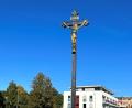 Bild: Bernd Müller, Stadt Amberg/exb
Das sanierte Hochkreuz auf dem Amberger Dreifaltigkeitsfriedhof.