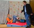 Bild: jr
Das Theaterstück „Life Online" präsentierte ein Schauspielerduo aus Krefeld.