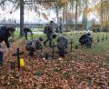 Bild: usc
Die Pflege der Kriegsgräber auf dem Katharinenfriedhof ist eine ehrenvolle Aufgabe. Hilfe bekam die Schlosswache von Soldaten der Bundeswehr.