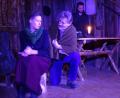 Bild: Melanie Heinrich/exb 
Auf der Bühne sind die Theaterfreunde Schwarzhofen in ihrem Element, wie hier in einer Szene aus dem Stück "Am Wegweiser zum 7. Himmel".