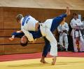 Bild: Jonas Löffler/exb
Kilian Löffler (weißer Judoanzug) im Kampf mit seinem Gegner.