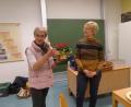 Bild: di
Irmgard Vilsmeier (links) kochte mit dem Frauenbund. Ihr galt der Dank.