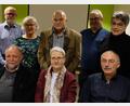 Bild: le
Der Vorstand der Gesellschaft für christlich-jüdische Zusammenarbeit erhält Verstärkung (sitzend von links): Pfarrer Alfons Forster, Pfarrerin Edith Lang, Werner Friedmann, (stehend von links) Otmar Singer, Constanze Schöner, Franz J. Häring, Andreas Hartung und Astrid Wieland.