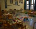 Archivbild: lue
Ein Spielzimmer für die Kinder aus der Ukraine ist in der Notunterkunft Fockenfeld eingerichtet. Auch ein Turnraum steht zur Verfügung.