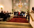 Bild: Werner Gentzwein/exb
Der Posaunenchor spielte zum Reformationsfest.