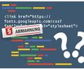 Grafik: Christian Gold
Kritischer Code: Auf einer Webseite ist der Link zu Google Fonts schnell gesetzt. Abmahnungen dazu scheint es derzeit auch im Rekordtempo zu geben.