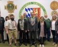 Bild: mor
Die Hubertusschützen ehrten die Gewinner des Königs- und Preisschießen. Von links: Michael Hiller, Andrea Rupprecht, Thomas Ziegler, Schützenkönig Gerhard Pietruska, Willi Zinnbauer, Anton Schopf, Boris Pietruska, Mariella Taylor, Walter Stelzer, Dritte Bürgermeisterin Anita Heßler und Schützenmeister Bernhard Ott.