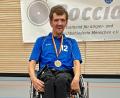 Bild: R. Kreuzer
Christoph Voit vom BVS Weiden ist nationaler Meister im paralympischen Boccia. Er war der einzige Teilnehmer aus Bayern.