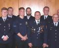 Bild: Grabinger/exb
Reibungslos erfolgten die Neuwahlen der Unterauerbacher Feuerwehr. Nobert Lehner (Fünfter von rechts) ist der neue Vorsitzende. Zu seinem Stellvertreter wurde Philip Kulzer (Vierter von links) gewählt.
