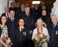 Bild: lep
360 Jahre bringen die Feuerwehrkameraden zusammen. Bei einer kleinen Feierstunde wurden sie für ihr langjähriges Wirken im Dienste der Feuerwehr geehrt.