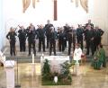 Bild: rha
Die Jagdhornbläser der BJV-Kreisgruppe Sulzbach-Rosenberg umrahmen die Hubertusmesse in der Herz-Jesu-Kirche in Sorghof.