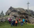 Bild: Angelika Vogl/exb
Die Teilnehmer beim Burgstall am Wildstein.