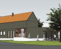 Bild: Architekt Josef Schöberl/exb
So soll das Dorfgemeinschaftshaus in Gleißenthal einmal aussehen. Architekt Josef Schöberl stellte seinen Entwurf in der Stadtratssitzung in Windischeschenbach vor.