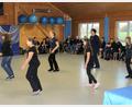 Bild: wec
Die Line-Dance-Gruppe Newmill-Liners schafft die Prüfung fehlerlos.