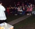 Bild: myd
Viel Spaß haben die Kinder bei der Martinsfeier im Kindergarten St. Josef in Hütten.