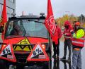 Bild: IG Metall Amberg/exb
Kurz nach 11 Uhr startete am Mittwoch der erste von zwei Autokorsos vom Parkplatz der Hamm AG. Es beteiligten sich rund 50 Autos.