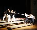 Bild: Axel Buchheit/exb
Die Theatergruppe des Gymnasiums spielte die Eigenproduktion „Medea.Jason“.
