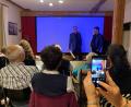Bild: glb
Regie-Dozent Michael Rösel (links) und Regisseur Daniel Popat (rechts) standen dem Publikum bei der Haunritz-Premiere im legendären Privatkino in der Oberschleif Rede und Antwort.