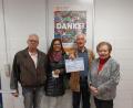 Bild: Jochen Rackow
Bei der Spendenübergabe in Amberg (von links): Jochen Rackow, 1. Vorsitzender VdK-Ortsverband Schwend, Gerda Stollner, Schriftführerin VdK-Ortsverband Schwend, Bernhard Saurenbach, 1. Vorsitzender und Leiter der Tafel Amberg, und Marianne Kies-Baldasty, Kreisvorsitzende VdK-Kreisverband Amberg.