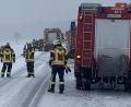 Bild: dob
Für eine 21-jährige Autofahrerin aus Eslarn ist die schneebedeckte Fahrbahn am Samstag zum Verhängnis geworden.