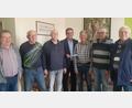 Bild: gis
Verwaltungsleiter Lothar Huber (von links), Feldgeschorenen-Obmann der Gemeinde Richard Matt, Arthur Kilgert, Bürgermeister Franz Tauber, Ottmar Wiche, Herbert Bodisch und Friedrich Freiberger