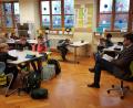 Bild: Grundschule Waldsassen/exb
Einziger Mann unter den Gästen, die an der Grundschule Waldsassen aus Geschichten vorlasen, war Schulamtsdirektor Armin Engel.