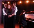 Bild: hka
Drei Stimmen und ein Klavier, das sind die "Daffkes" (von links): Dennis Kuhfeld, Franziska Hiller, Markus Paul und Ilan Bendahan Bitton.