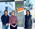 Bild: Tina Lösch/exb
Zweiter Realschulkonrektor Christian Reisinger, Staatsanwältin Jasmin Hertel, Realschuldirektorin Hannelore Reil-Heining