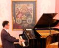 Bild: do
Yuuki Oba am Steinweg-Flügel im Musiksaal des Klosters Speinshart.