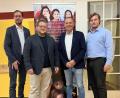Bild: Hayag/exb
Der neugewählte Vorstand von HAYAG International Amberg (von links) Julian Kreuzer, Matthäus Wiesner, Siegfried Kreuzer und Jonathan Schell.