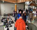 Bild: Richard Rügamer/exb
In der Aula der Landgraf-Ulrich-Halle fand der Skibasar der Spielvereinigung Pfreimd statt.