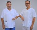 Bild: Marion Hausmann/exb
Dr. Dietmar Milkiewicz (links) verstärkt als Oberarzt künftig das Team von Dr. Horst Schneider am Krankenhaus St. Barbara Schwandorf.