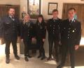 Bild: FFW Griesbach/exb
Die Geehrten Manfred Scharnagl (von links), Annalena Rubenbauer, Katharina Schöner, Julius Hartmann und Kommandant David Riedl. Es fehlt Sabine Eckert.
