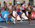 Archivbild: Theo Kiefner
Miriam Dattke (rechts) gewann bei den European Championships im Sommer in München zusammen mit Domenika Mayer (Zweite von links) und Deborah Schöneborn Mannschaftgold im Marathon.