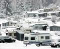 Bild: Soeren Stache/dpa
Beim Wintercamping ist die Dämmung von Wohnwagen oder Reisemobil ein wichtiger Faktor für den Komfort.