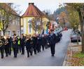 Bild: hme
Flott geht es nach dem Festgottesdienst wieder zum Ausgangspunkt zurück, zum Gasthaus Schärtl zum Barbara-Frühschoppen