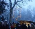 Bild: mmj
Hell leuchtet der Stern am Wochenende über dem verschneiten Grenzwald am Eulenberg bei Schönsee.