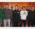 Bild: kro
Das neue Vorstandsteam der SG Großkonreuth mit dem ehemaligen Vorsitzenden Alexander Völkl (von links) sowie Johannes Fenzl, Stefan Bartsch, dem neuen Vorsitzenden Michael Gmeiner, Matthias Gradl, Markus Bartsch, Markus Gleißner und Tobias Lippert.