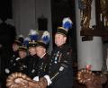 Bild: ads
Der Kreis der Zeitzeugen des Amberger Bergbaus schrumpft alle Jahre mehr. Dennoch halten die ehemaligen Steiger an ihrer Tradition der Barbarafeier in der Georgskirche fest.
