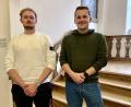 Bild: Regierung der Oberpfalz/exb
Der neue Bezirksschülersprecher für die Beruflichen Schulen der Oberpfalz ist Leon Rose (rechts). Zu seinem Stellvertreter wurde Maximilian Badault (links) gewählt.