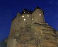 Bild: wro
Nach Sonnenuntergang wurde die Burg Falkenberg zum Postkartenmotiv.