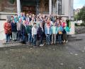 Bild: Waltraud Schönberger/exb
Die Landvolkgruppe besuchte die Grabkirche mit Wandfresken aus dem Leben von Bruder Klaus.