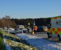 Bild: dob
Auf der Kreisstraße an der Abzweigung nach Gröbenstädt krachte es ordentlich. Der Sachschaden ist hoch. Verletzt wurde eine einheimische Autofahrerin.