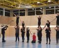 Bild: Lowak
Ein Team von SAT.1 filmt die Prinzengarde der Narrhalla Windischeschenbach beim Training.