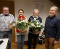 Bild: hmr
Bei (von links) Klaus Rösch, Monika Kunz und Walter Pilsak bedankte sich Ludwig Spreitzer mit Geschenken für die musikalische Unterstützung in den vergangenen Monaten.