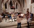 Bild: Musikschule Marktredwitz/exb
Ming Quang Nguyen und seine Geigenlehrerin Radoslava Boneva hatten eine „Bauernkantate“ von Johann Sebastian Bach vorbereitet.