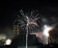 Archivbild: Petra Hartl
So war Silvester 2019 in Amberg: Blick auf die Basilika St. Martin. Die Stadt Amberg mahnt zu Vorsicht beim Abbrennen von Feuerwerkskörpern.